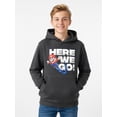 thumbnail image 1 of The Super Mario Galaxy Boys Mineral Wash Graphic Hoodie, Sizes 4-18, 1 of 10