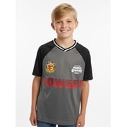 Super Mario Galaxy Movie Boys Bowser Graphic Soccer Jersey, Sizes 4-18