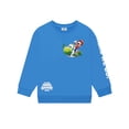 thumbnail image 1 of The Super Mario Galaxy Movie Sweatshirt Blue Sizes 6-14, 1 of 8