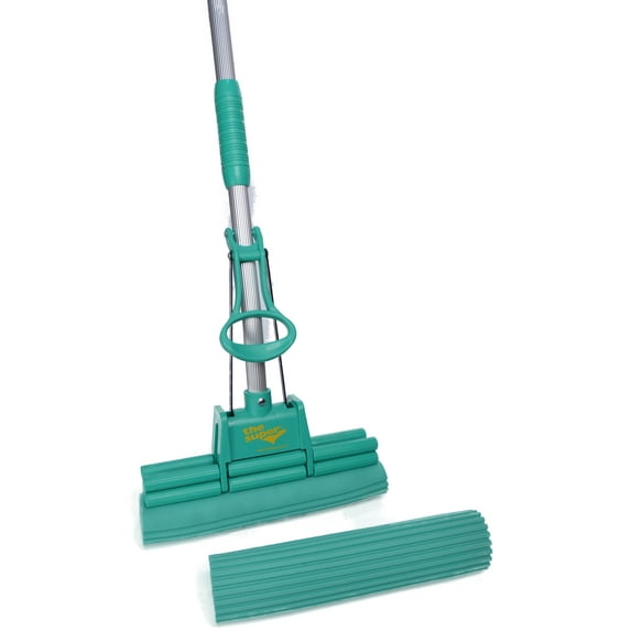 The Super Standard 11" Double Roller PVA Sponge Mop Set (Mop and 1 Extra Refill)