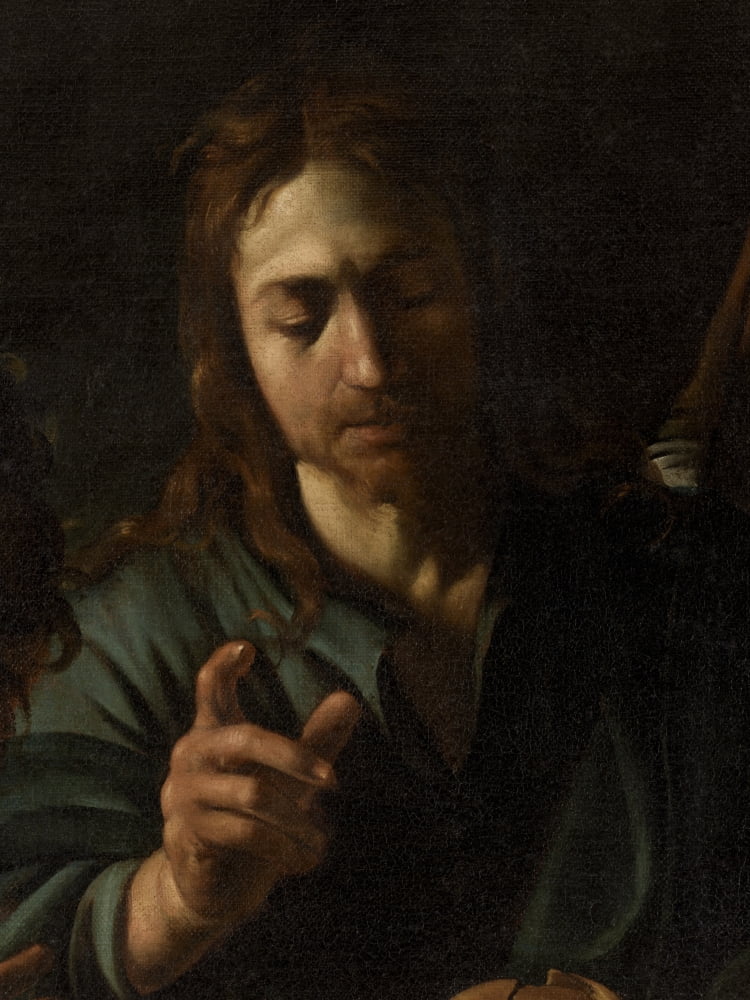 The Supper At Emmaus Canvas Art - (18 x 24)