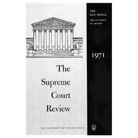 Pre-Owned The Supreme Court Review 1971 9780226464220 Used