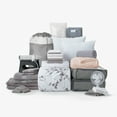 thumbnail image 1 of The Supreme Dorm Essentials Value Pack in Nita, 35-Piece College Dorm Bedding Twin XL Bedding Set, Bonus Mattress Topper, Pillows, Storage, 100% Cotton Towel Sets and More by Dawn, 1 of 9