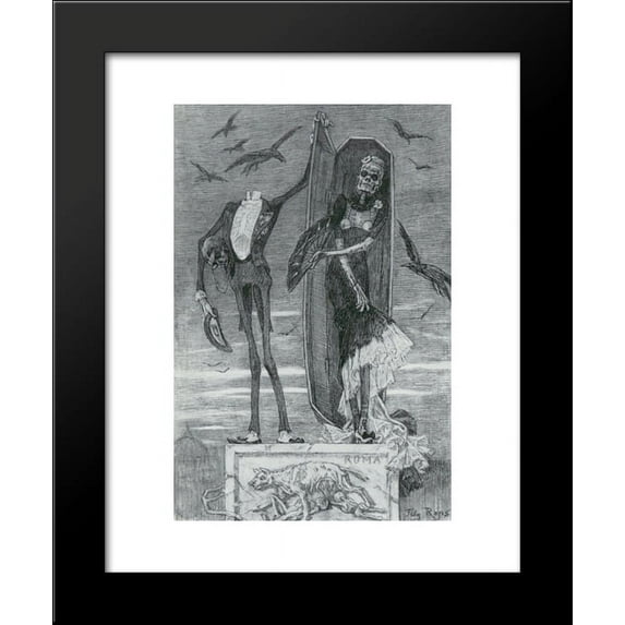 The Supreme Vice 20x24 Framed Art Print by Felicien Rops