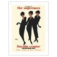 thumbnail image 1 of The Supremes - 1965 Lincoln Center Philharmonic Hall Concert - Vintage Music Poster by Joe Eula c.1965 - Bamboo Fine Art 290gsm Paper Print (Unframed) 24x32in, 1 of 4