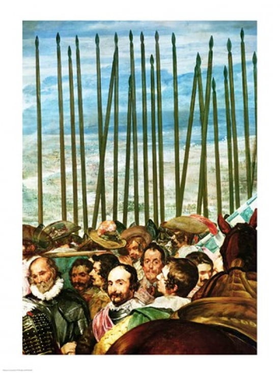 The Surrender of Breda 1625 Canvas Art - Diego Velazquez (18 x 24)