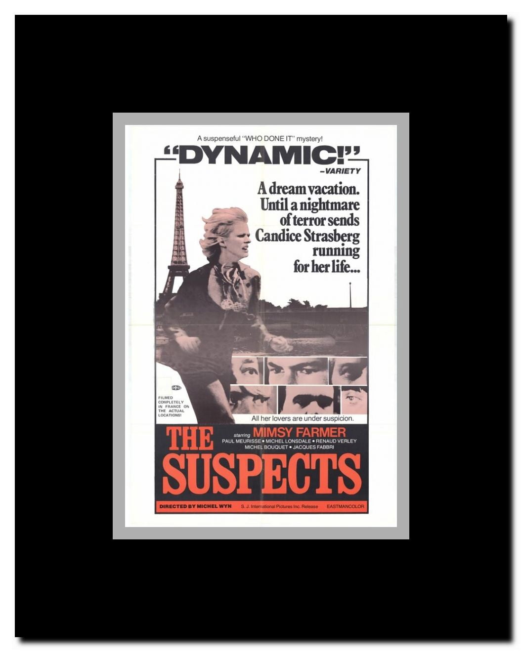 The Suspects Framed Movie Poster