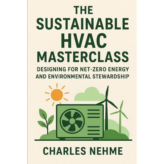 The Sustainable HVAC Masterclass: Designing for Net-Zero Energy and Environmental Stewardship, (Paperback)