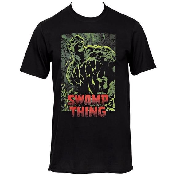 The Swamp Thing DC Comics Classic Swamp Thing Character Profile T-Shirt, Medium