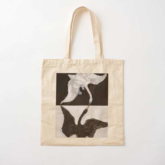 The Swan By Hilma Af Klint, 1915 Cotton Tote Bag Canvas Tote Bag, Family Gift For Mother, Her
