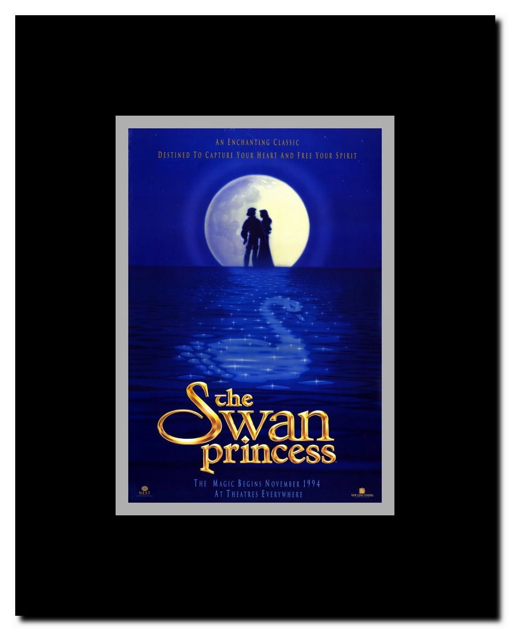 The Swan Princess Framed Movie Poster