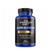 The Swedish Diet Carb Blocker Capsules with White Kidney Bean Extract, 60 Count