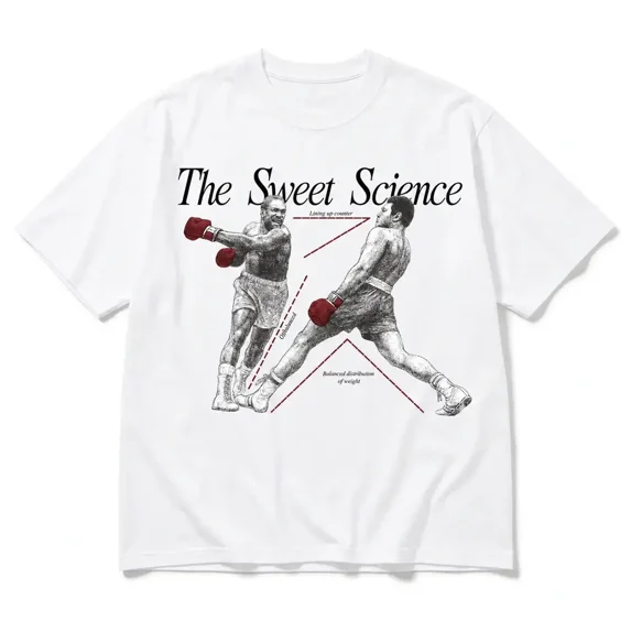 The Sweet Science Muhammad Boxing Graphic T-Shirt, Classic Boxing ...