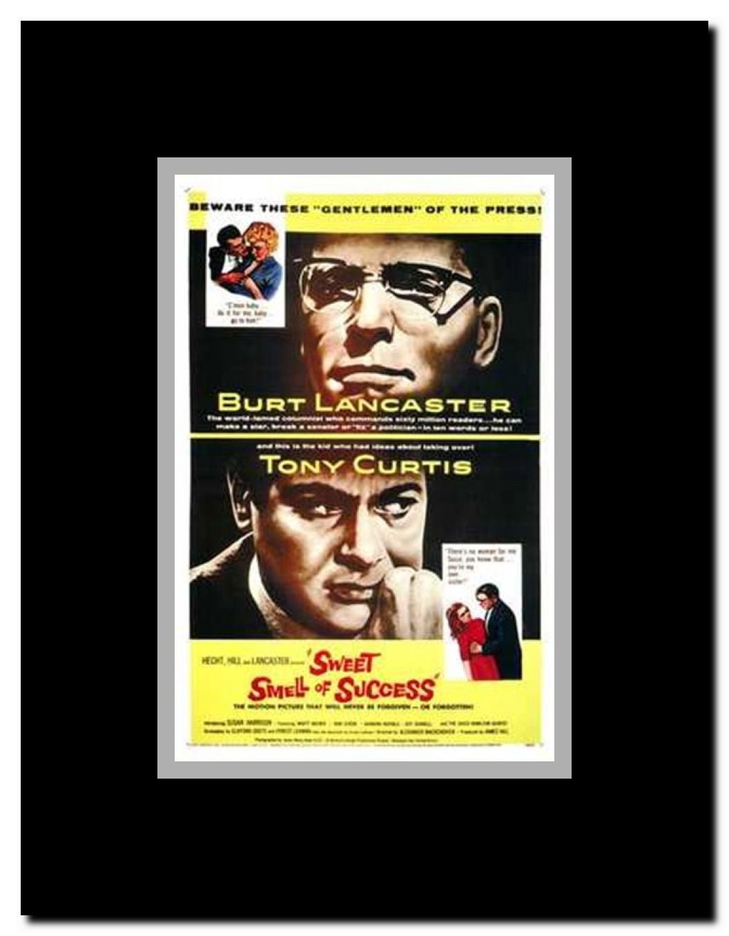 The Sweet Smell of Success Framed Movie Poster