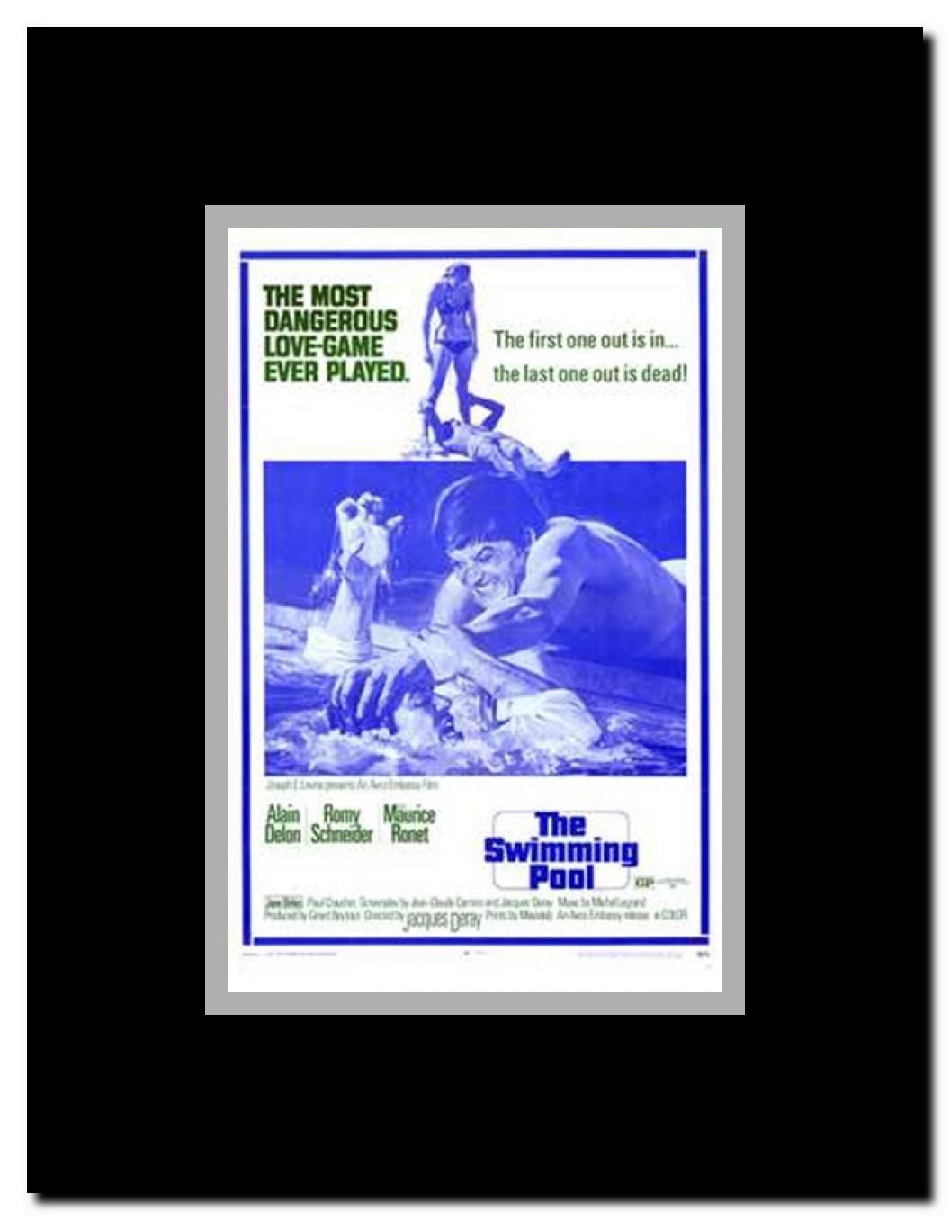 The Swimming Pool Framed Movie Poster