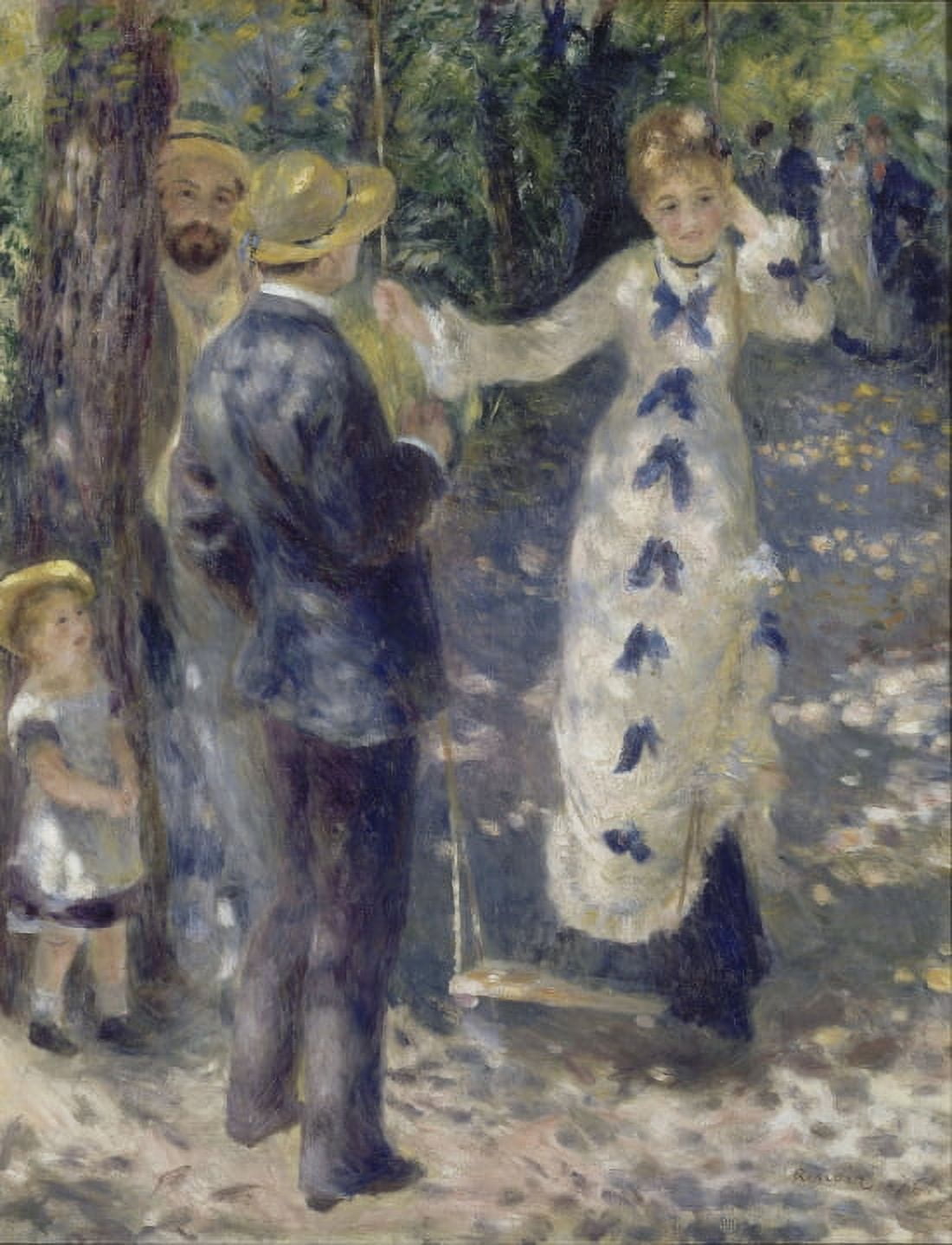 The Swing Canvas Art - Pierre Auguste Renoir (18 x 24)