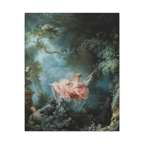 The Swing Painting by Jean Honore Fragonard | Reproduction Canvas Print