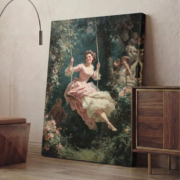 The Swing by Fragonard Poster French Rococo Wall Art Coquette, Unframed Poster