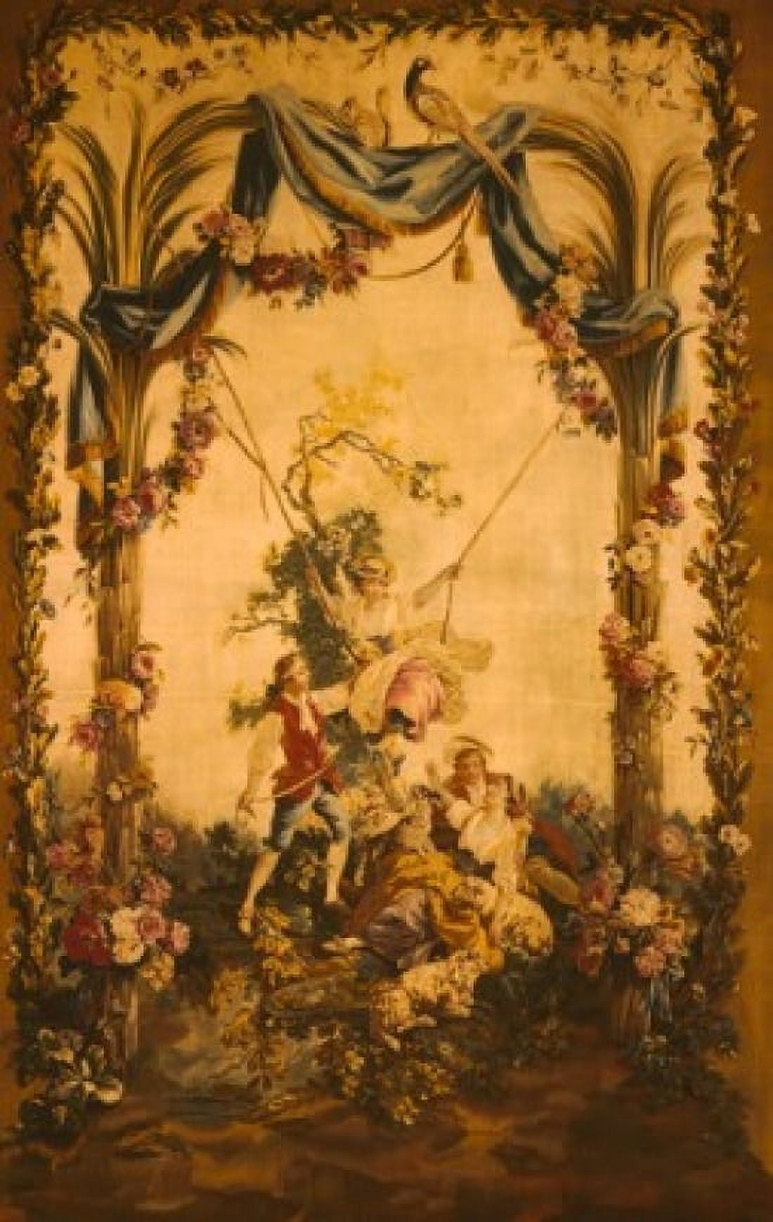 The Swing tapestry Canvas Art - (24 x 36)