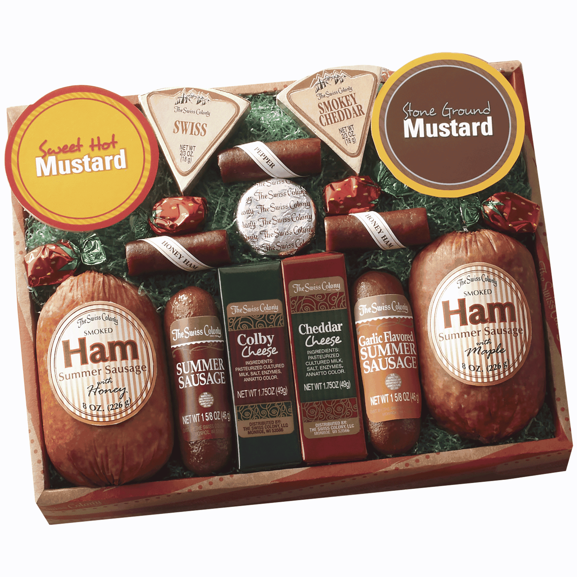 Swiss Colony 14 Country Favorites - Assorted Ham, Summer Sausages