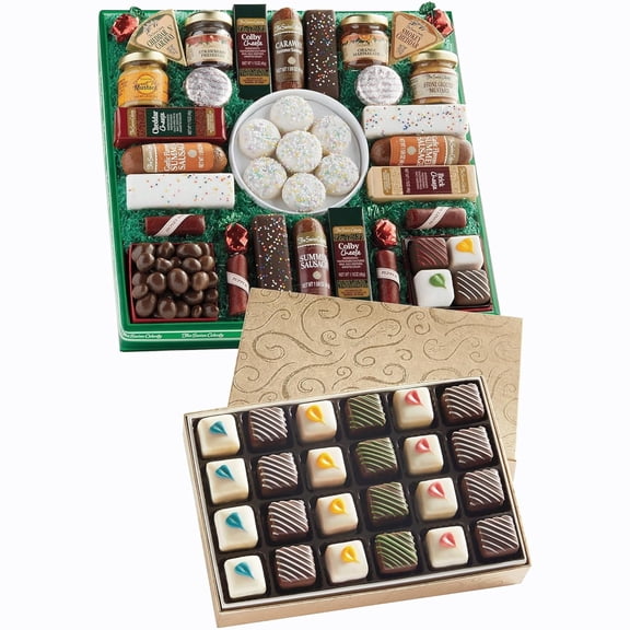 The Swiss Colony 27 Spring Favorites + 24 Spring Petits Fours Gift Bundle - 2 lbs. 12 oz. net wt.