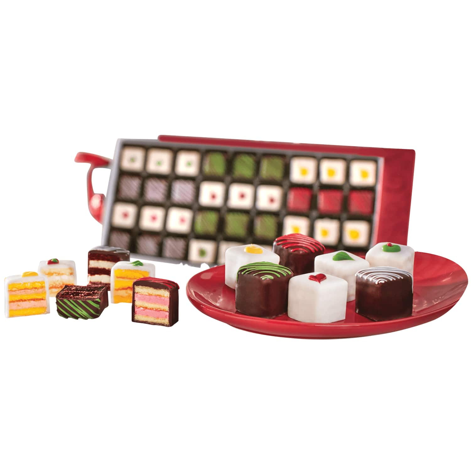 The Swiss Colony Christmas Petits Fours Gift of 36