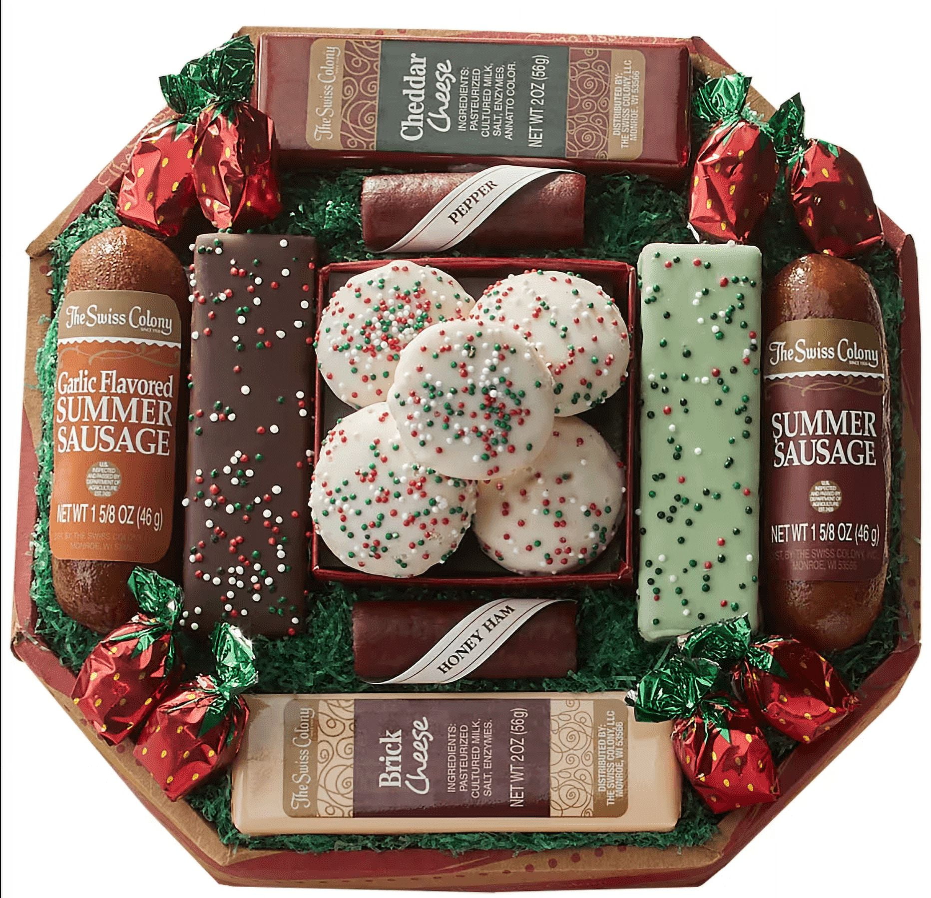 The Swiss Colony Festive Favorites Assorted Summer Sausages, Cheese
