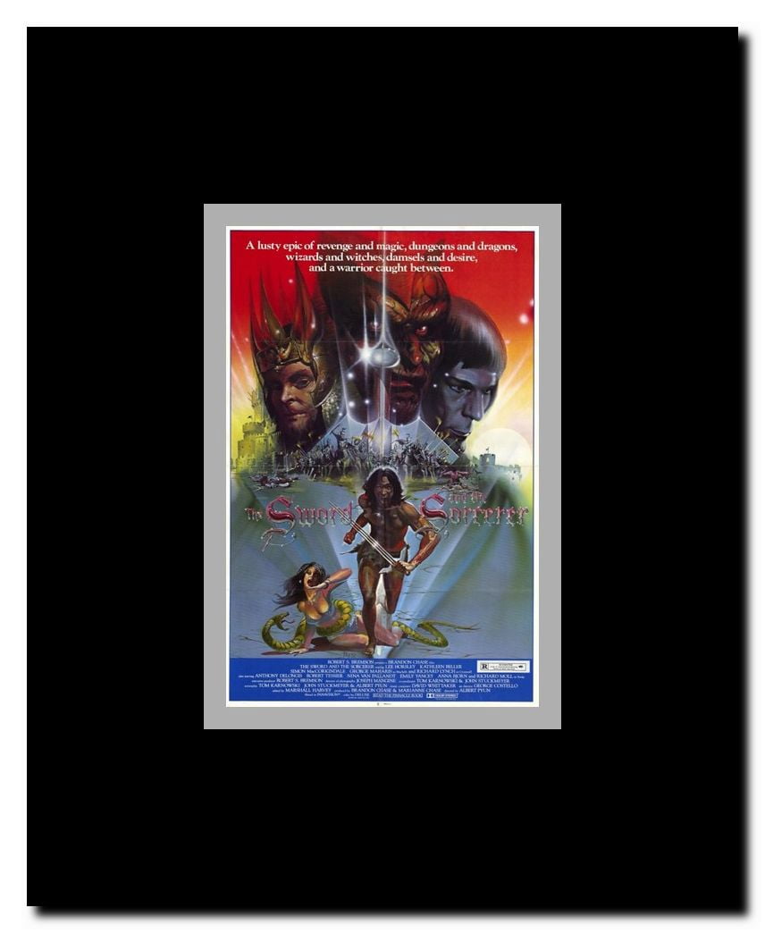 The Sword and the Sorcerer Framed Movie Poster