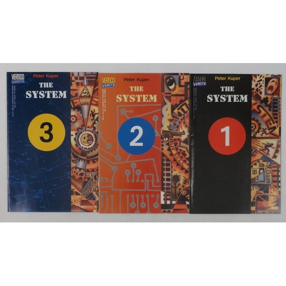 The System #1-3 VF/NM complete series Peter Kuper - Vertigo Verite ; DC