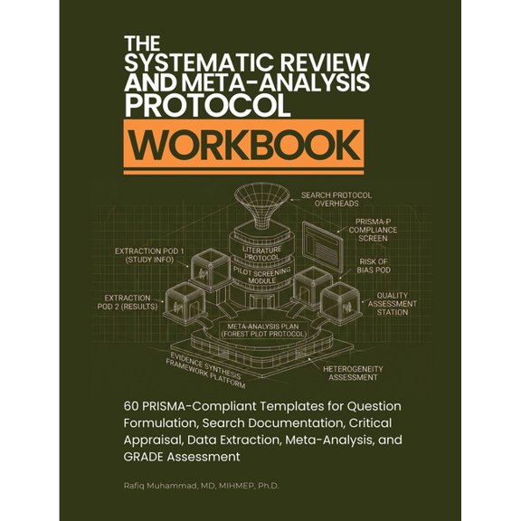 The Systematic Review and Meta-Analysis Protocol Workbook: 60 PRISMA-Compliant Templates for Question Formulation, Searc, (Paperback)