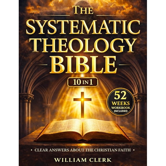 The Systematic Theology Bible: [10 in 1] Clear Answers About the Christian Faith A Scripture-Based Guide to God, Jesus C, (Paperback)
