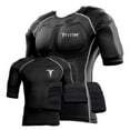 thumbnail image 1 of The TITIN Force Weighted Shirt System - 8 Lbs Of Hydro-Gel Inserts - 1 14-Pocket Inner Compression Shirt - 1 Outer Compression Shirt (Medium, White), 1 of 4