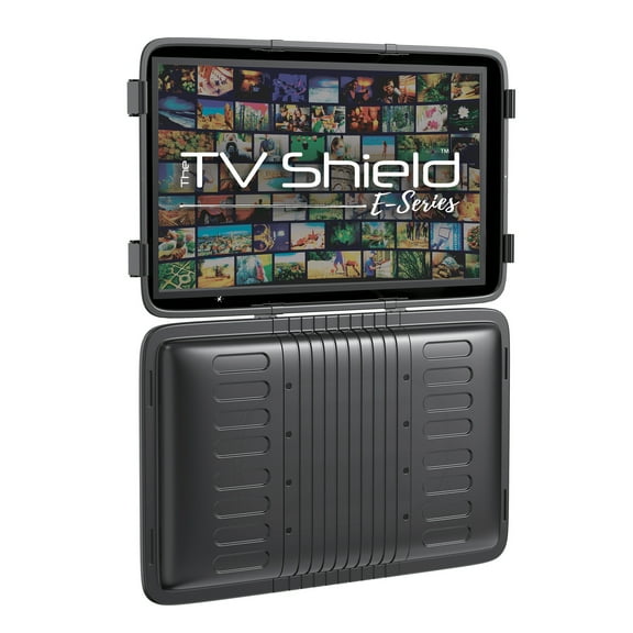 The TV Shield E-Series 58-65" Outdoor TV Cover (Fits 56-65" Television). Full Motion Mount, UV & Weather Resistant, Lockable