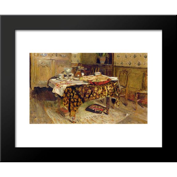The Table Setting 20x24 Framed Art Print by Edouard Vuillard