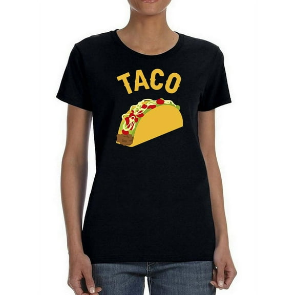 The Taco Shaped T-Shirt Women -GoatDeals Designs, Female Medium