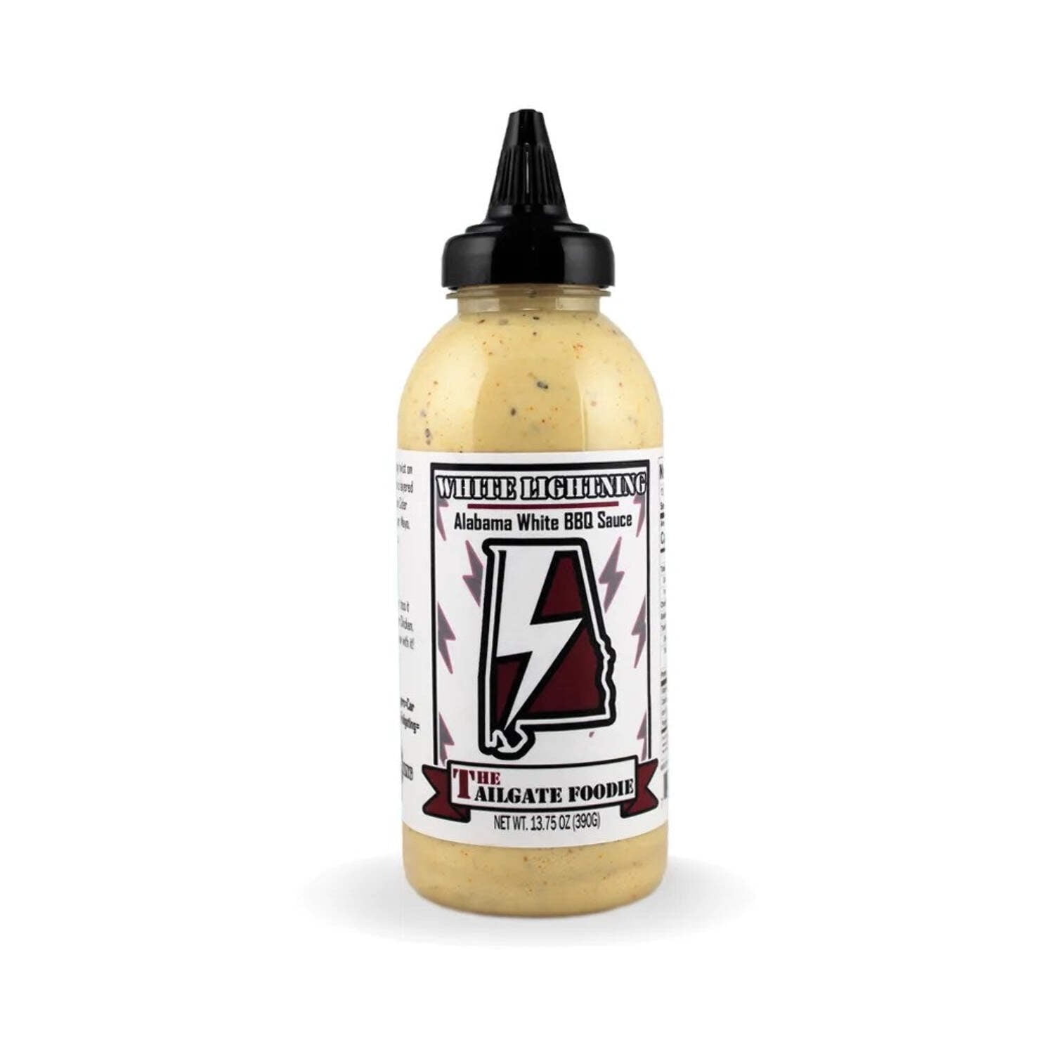 The Tailgate Foodie's: White Lightning (Alabama White Style) Barbecue Sauce, 13.75 Ounces