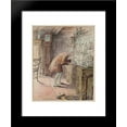 thumbnail image 1 of The Tailor Hears Noises 20x24 Framed Art Print by Potter, Beatrix, 1 of 2