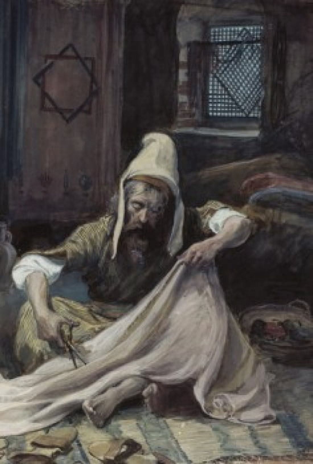 The Tailor James Tissot (1836-1902French) Watercolor on paper Jewish Museum New York Canvas Art - James Tissot (18 x 24)