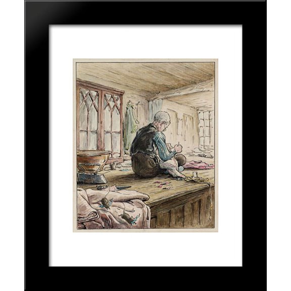 The Tailor of Gloucester at Work 20x24 Framed Art Print by Potter, Beatrix