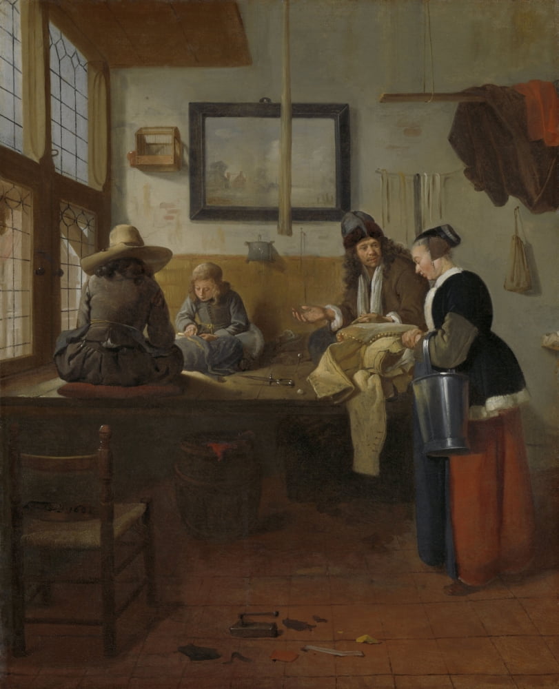 The Tailors Workshop Canvas Art - (18 x 24)