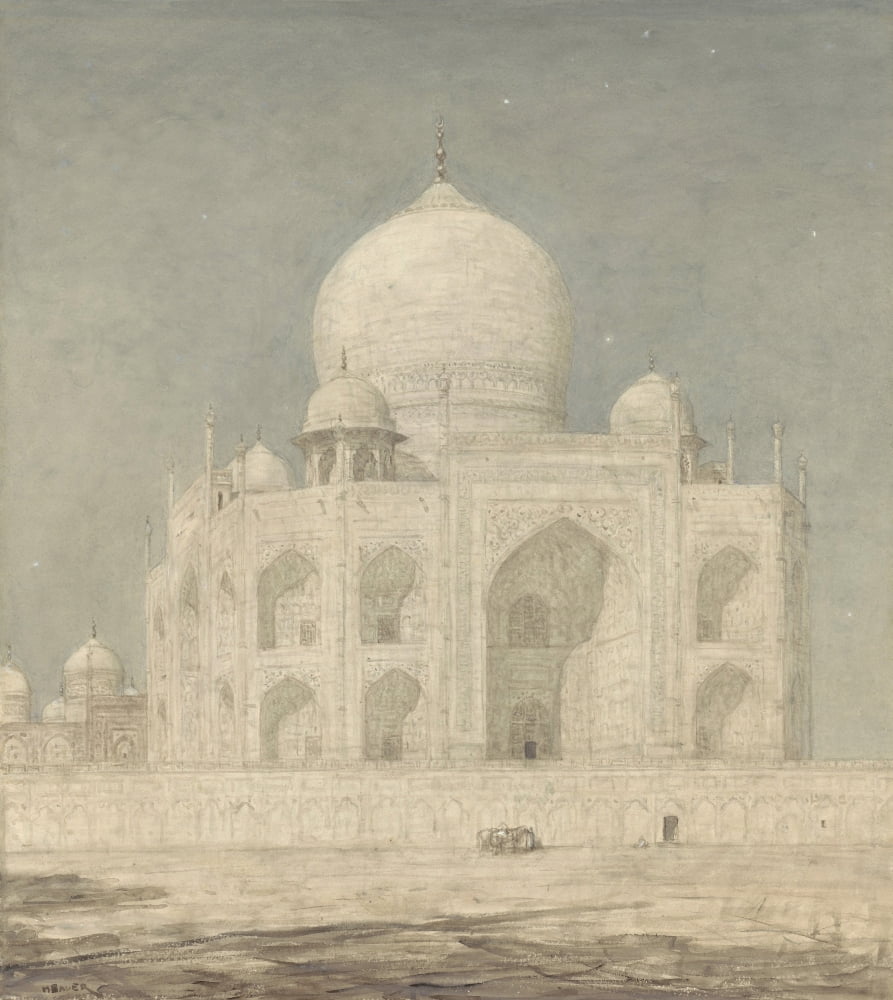 The Taj Mahal Canvas Art - (18 x 24)