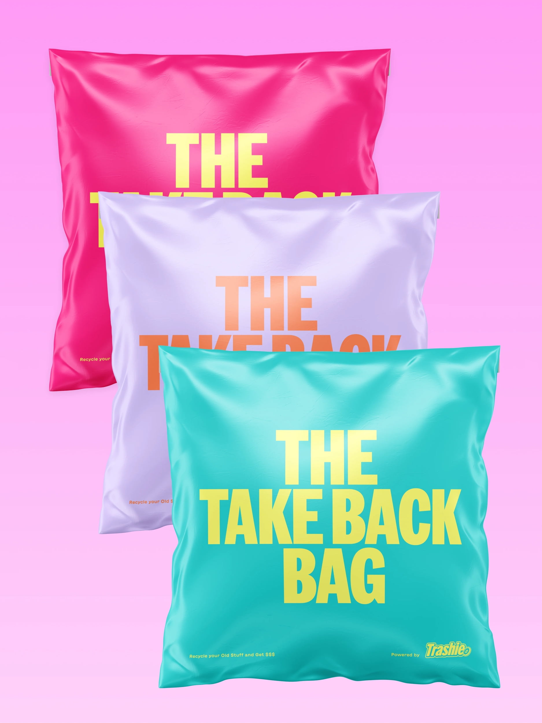 The Take Back Bag Rainbow 3 Pack by Trashie