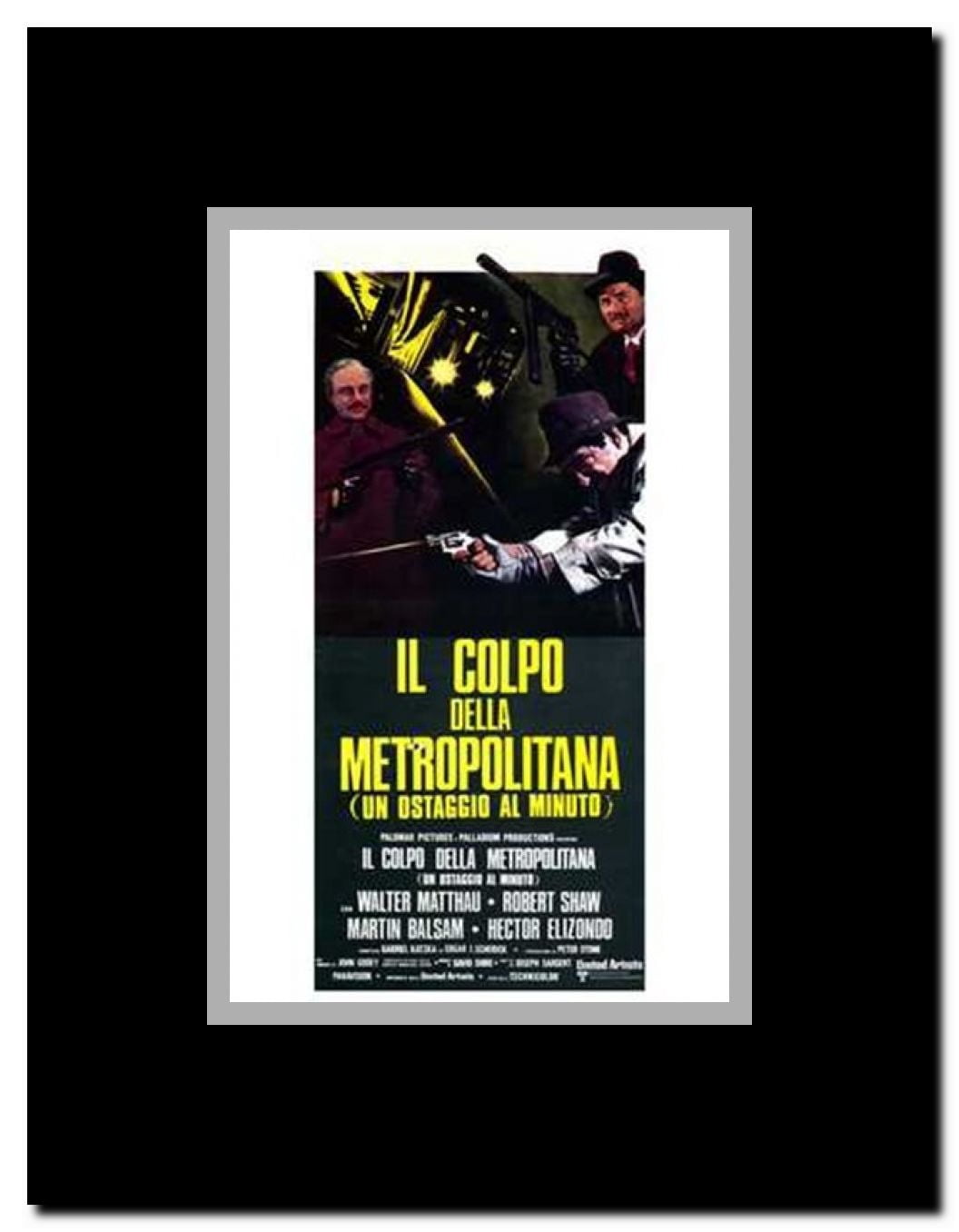 The Taking of Pelham One Two Three Framed Movie Poster
