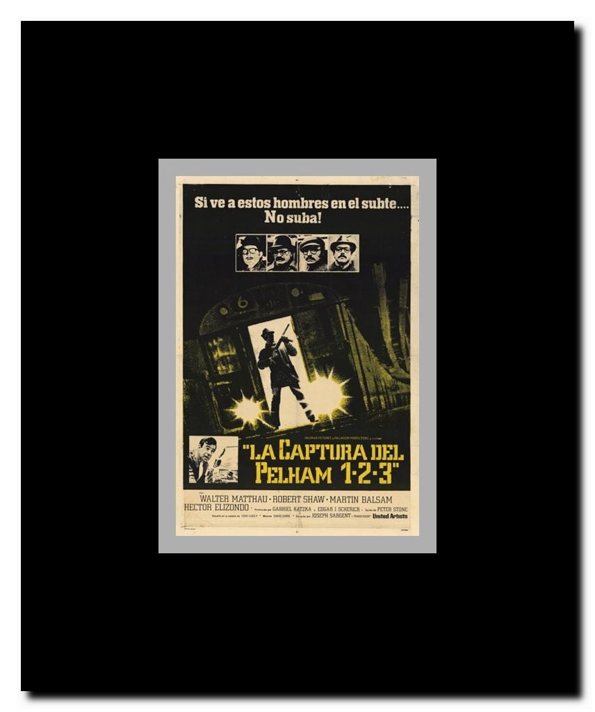 The Taking of Pelham One Two Three Framed Movie Poster