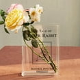 thumbnail image 1 of The Tale of Peter Rabbit Acrylic Book Vase, Acrylic Book Vase, Lover Book Shaped Flower Vase, Bookish Gift., 1 of 4