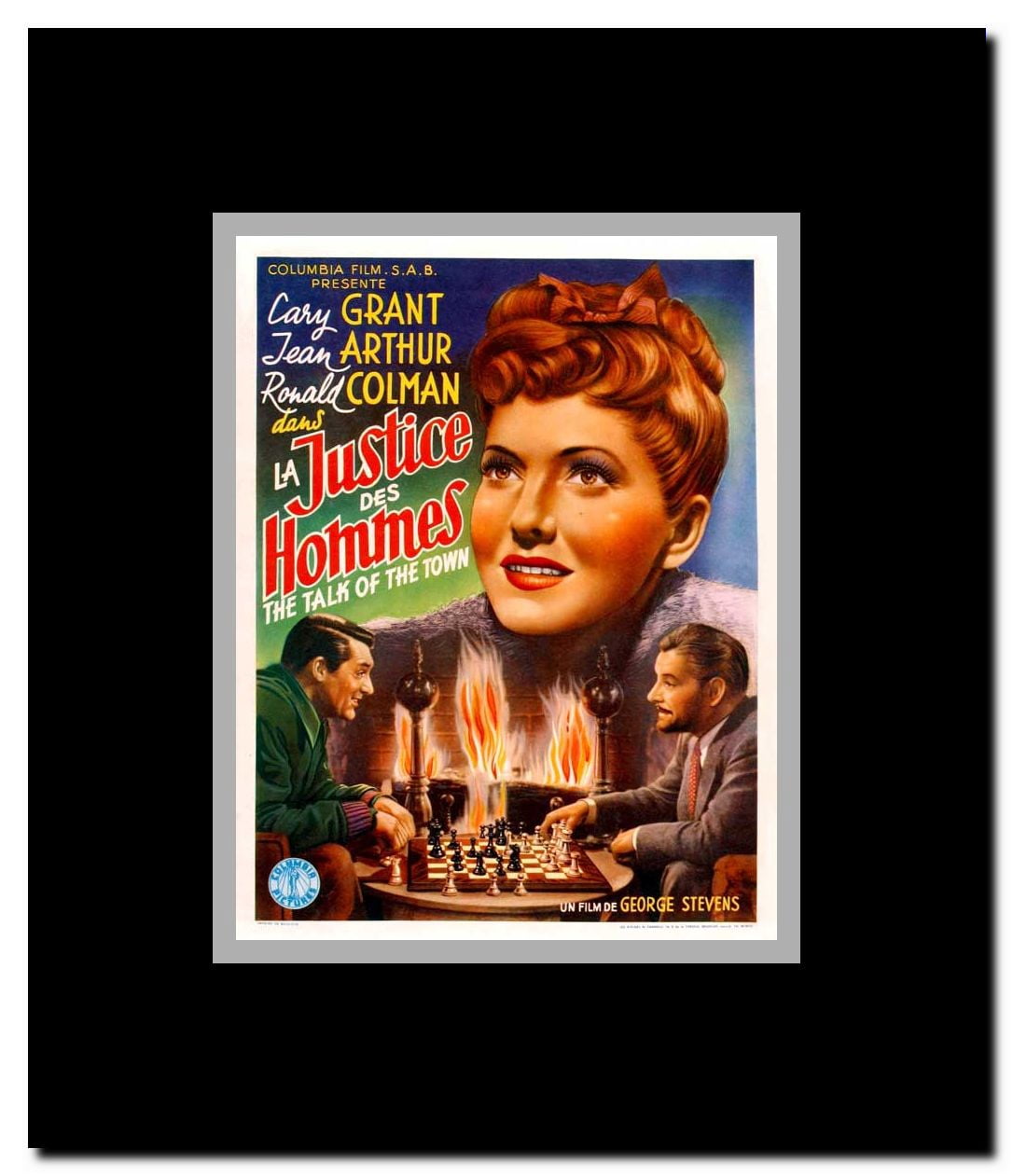 The Talk of the Town Framed Movie Poster
