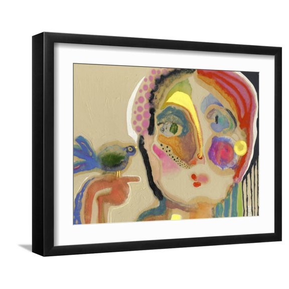 Art.com The Talker Giclee Print by Wyanne, Black Frame Wall Art, 21" x 17"