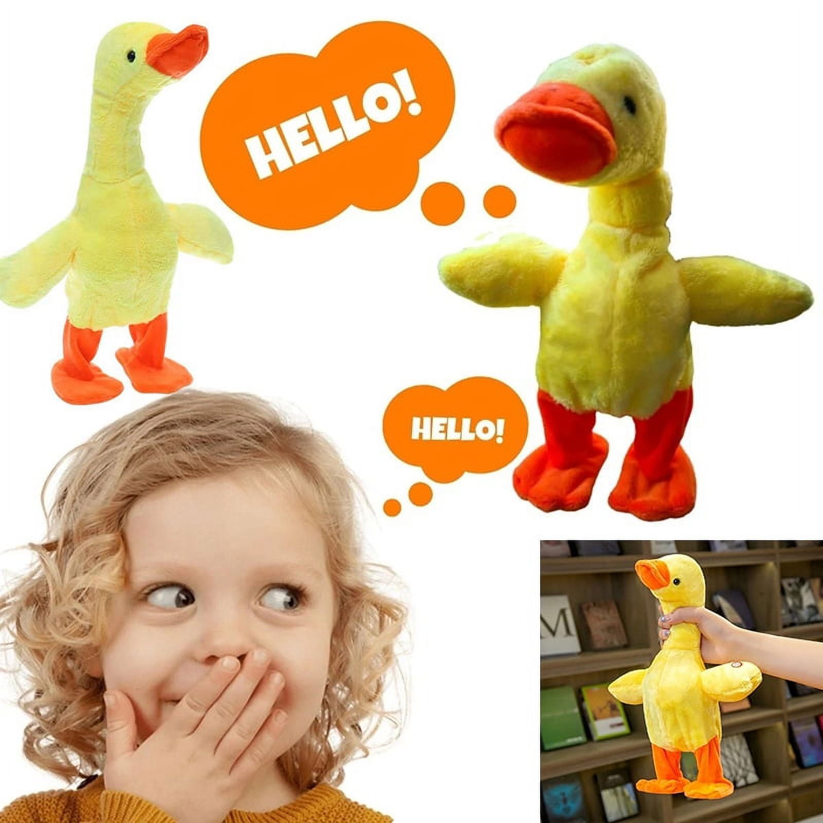 The Talking Singing and Walking Duck Electronic Plush Toy Stuffed