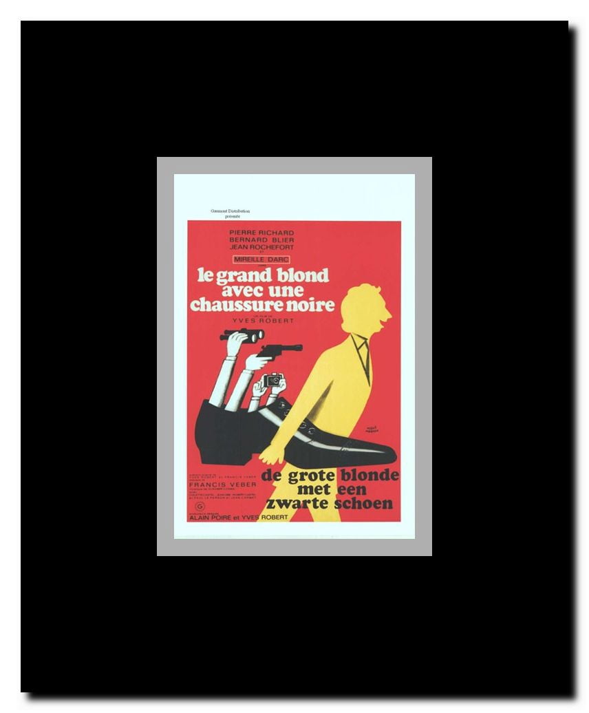 The Tall Blond Man with One Black Shoe Framed Movie Poster