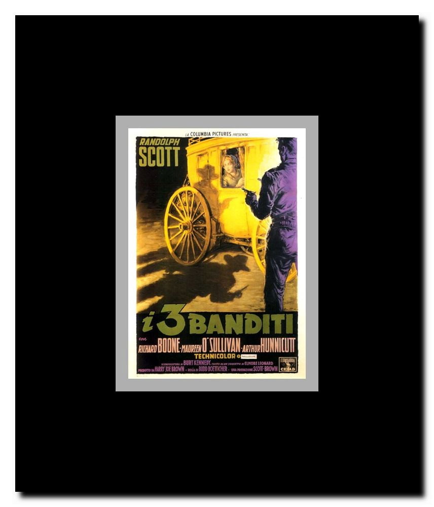 The Tall T Framed Movie Poster